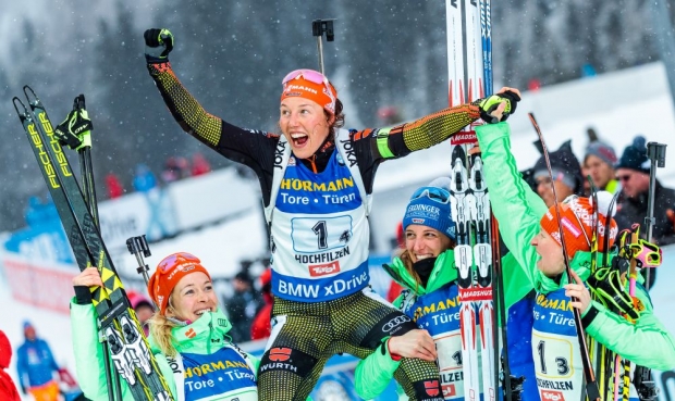 Dahlmeier dogoniła Forsberg