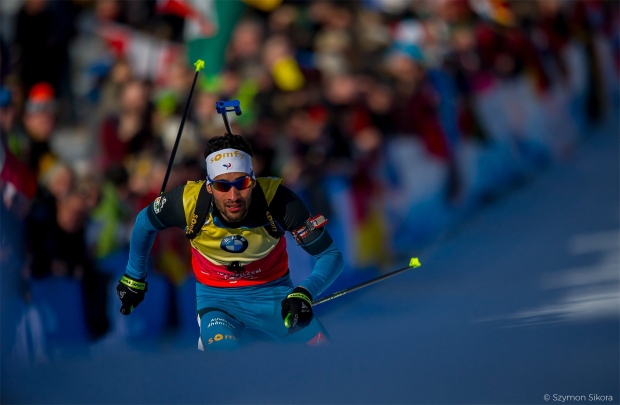 Fourcade z problemami, ale zwycięski